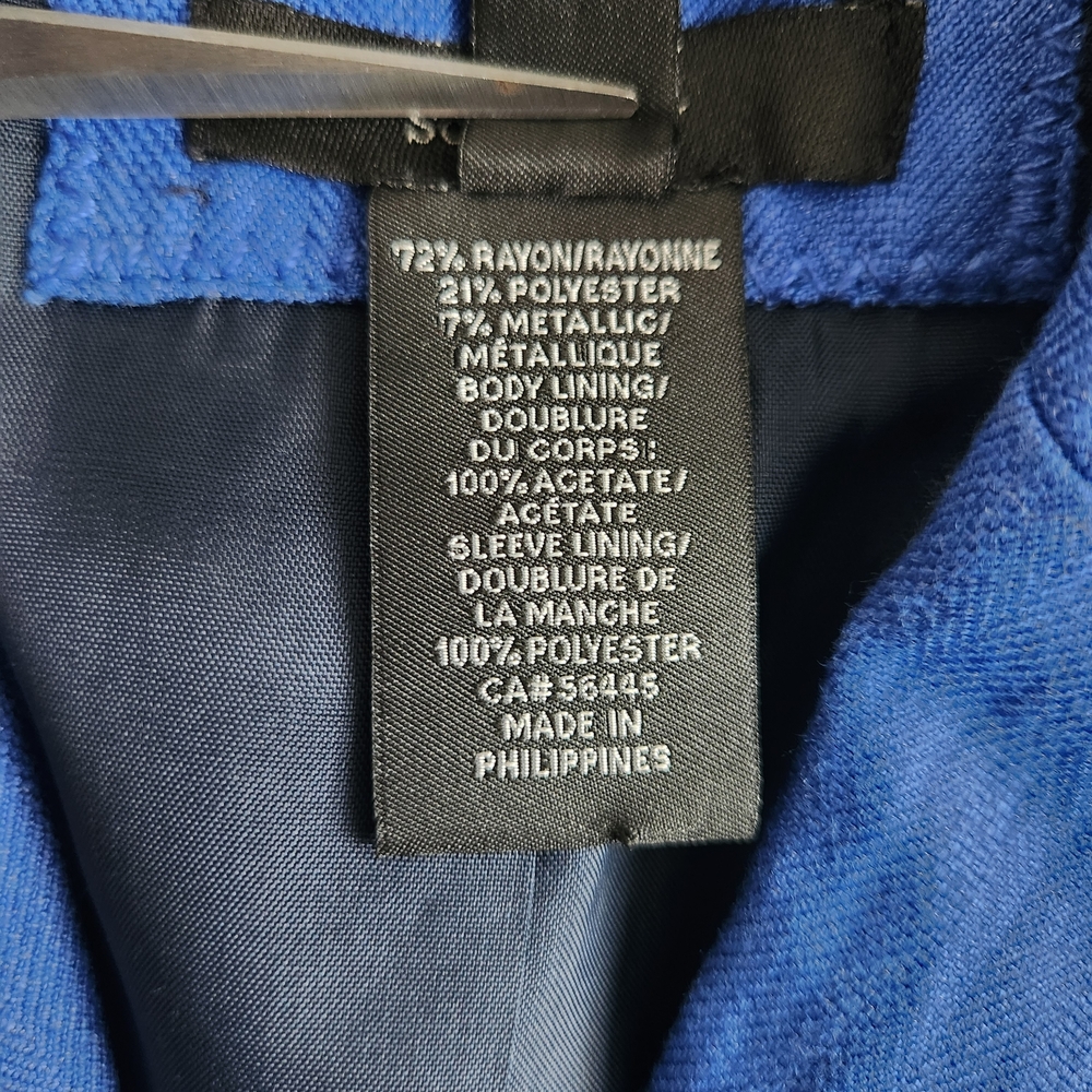 J.Crew Schoolboy Blazer Jacket Women's 6 Blue Business Career Office Minimalist - Picture 10 of 13